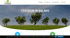 Desktop Screenshot of centruminbalans.be